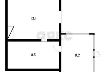 Фото №1: 1-комнатная квартира 30 м² - Южный, ул. Кубанская, 8