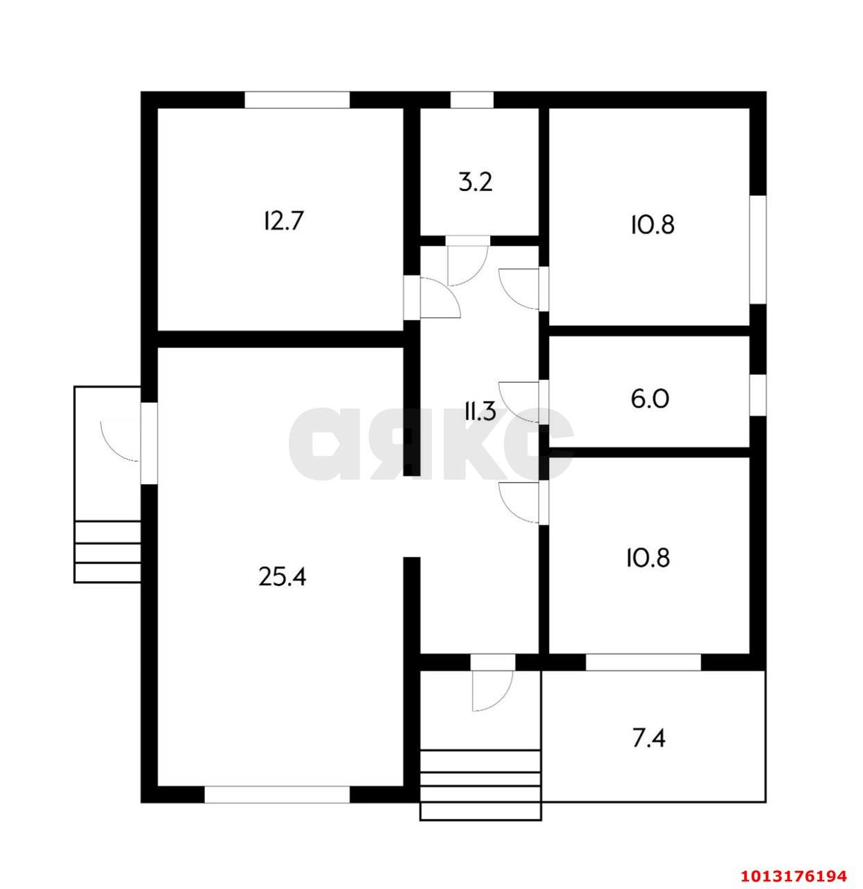 Фото №10: Дом 93 м² + 4 сот. - Белореченск, Северный, ул. Казачья, 74