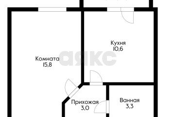 Фото №5: 1-комнатная квартира 36 м² - Новая Адыгея, мкр. жилой комплекс Мега, ул. Бжегокайская, 90/3к2