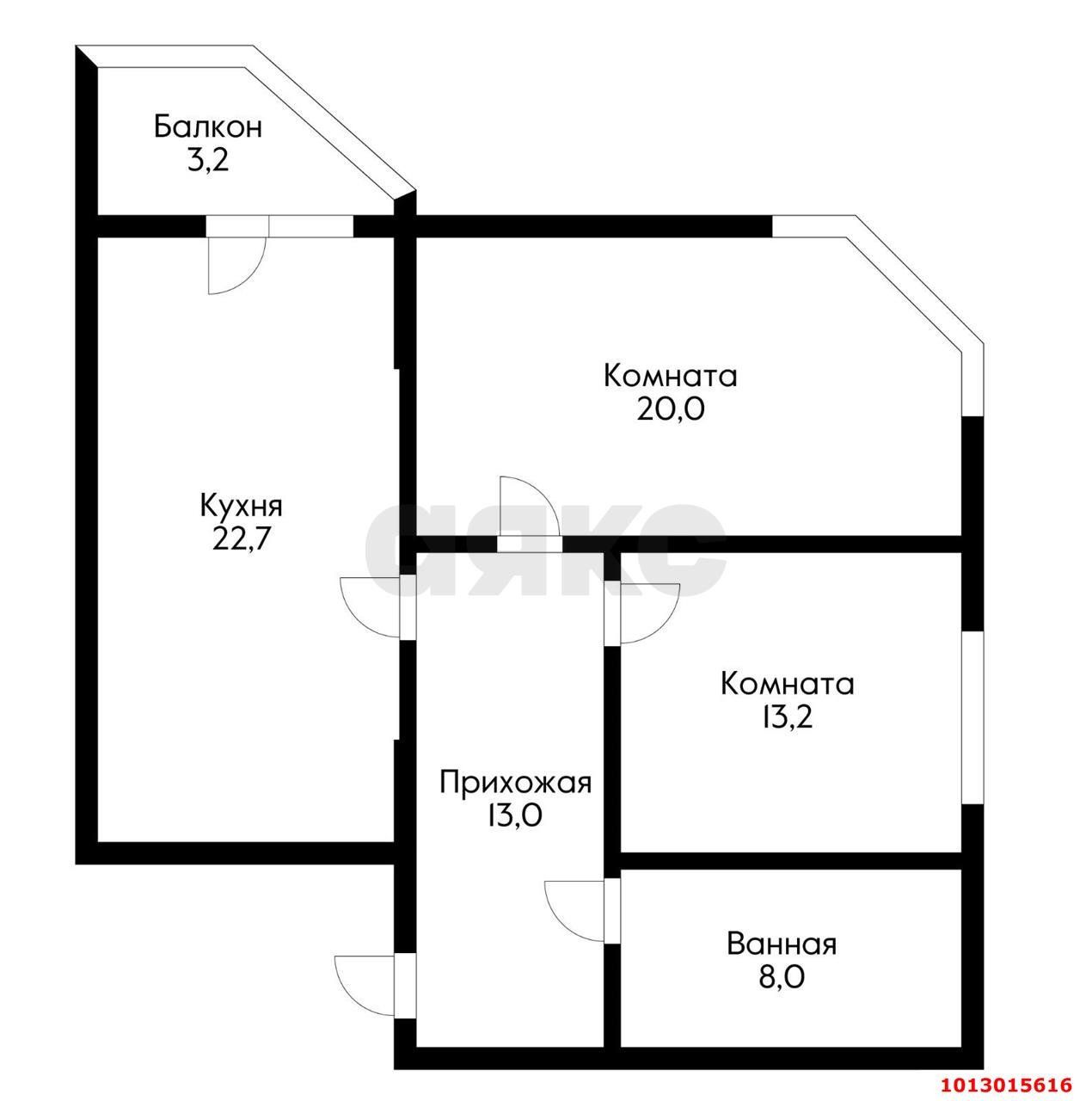 Фото №15: 2-комнатная квартира 80 м² - Краснодар, Школьный, ул. Филатова, 19/2