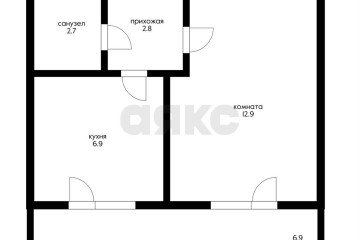 Фото №2: 1-комнатная квартира 30 м² - Новая Адыгея, мкр. жилой комплекс Дарград, ул. Тургеневское шоссе, 33/2к27