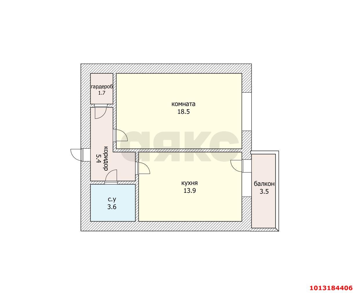 Фото №10: 1-комнатная квартира 47 м² - Краснодар, Пашковский, ул. Лавочкина, 23