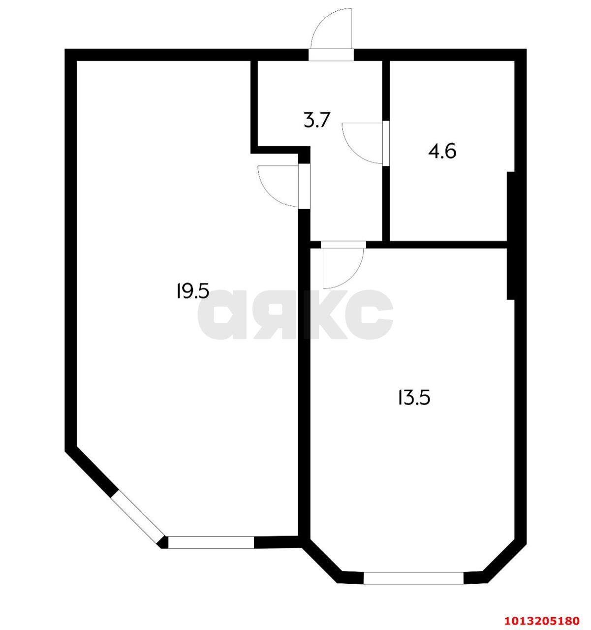 Фото №10: 1-комнатная квартира 41 м² - Российский, Прикубанский внутригородской округ, ул. Бигдая, 12