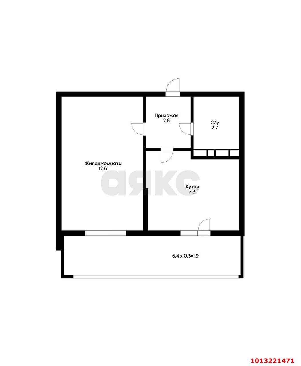 Фото №11: 1-комнатная квартира 25 м² - Краснодар, жилой комплекс Грани, ул. Западный Обход, 45к2