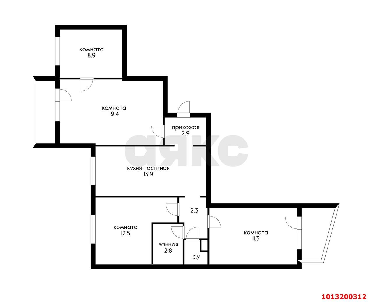 Фото №18: 4-комнатная квартира 85 м² - Краснодар, Юбилейный, ул. Думенко, 6