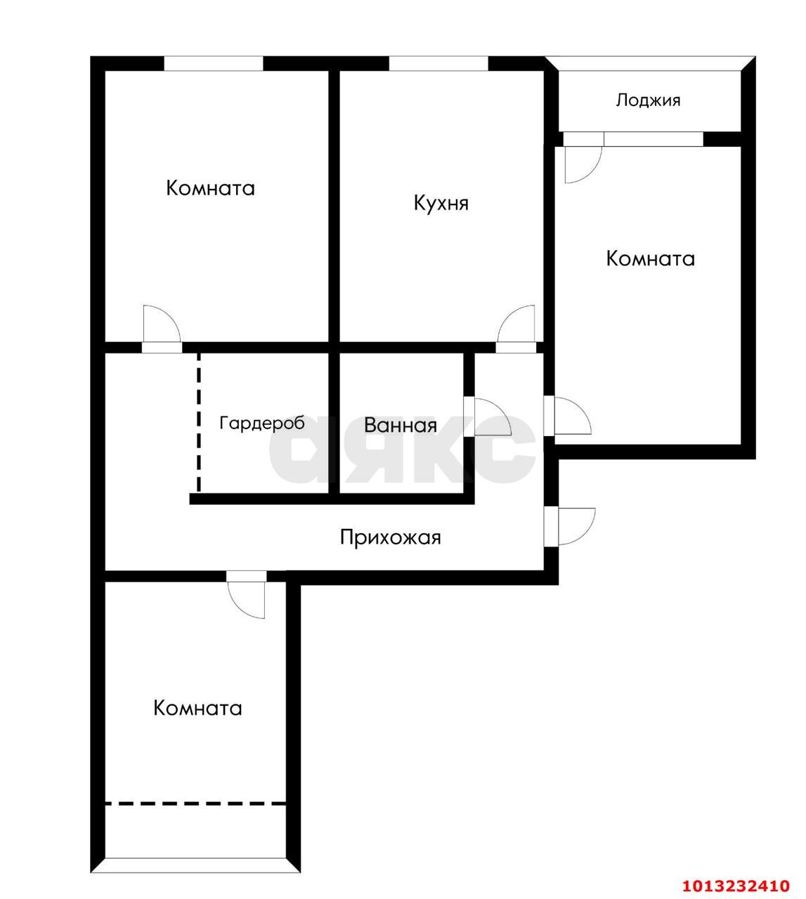 Фото №11: 3-комнатная квартира 85 м² - Краснодар, Музыкальный, ул. имени Дунаевского И.И., 26