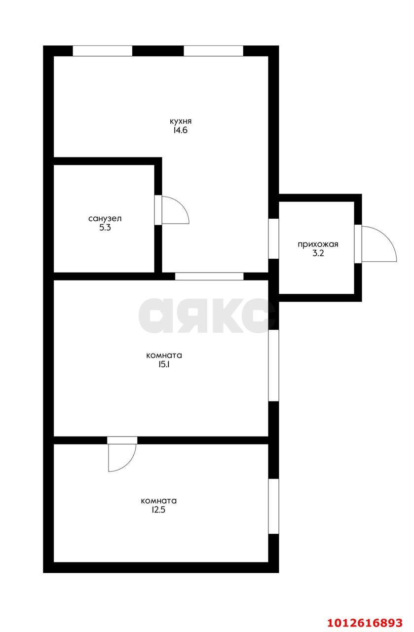 Фото №20: 2-комнатная квартира 51&nbsp;м², 1/2&nbsp;эт. - Краснодар, Центральный внутригородской округ, мкр. Черёмушки, пр-д 5-й Артельный, 21