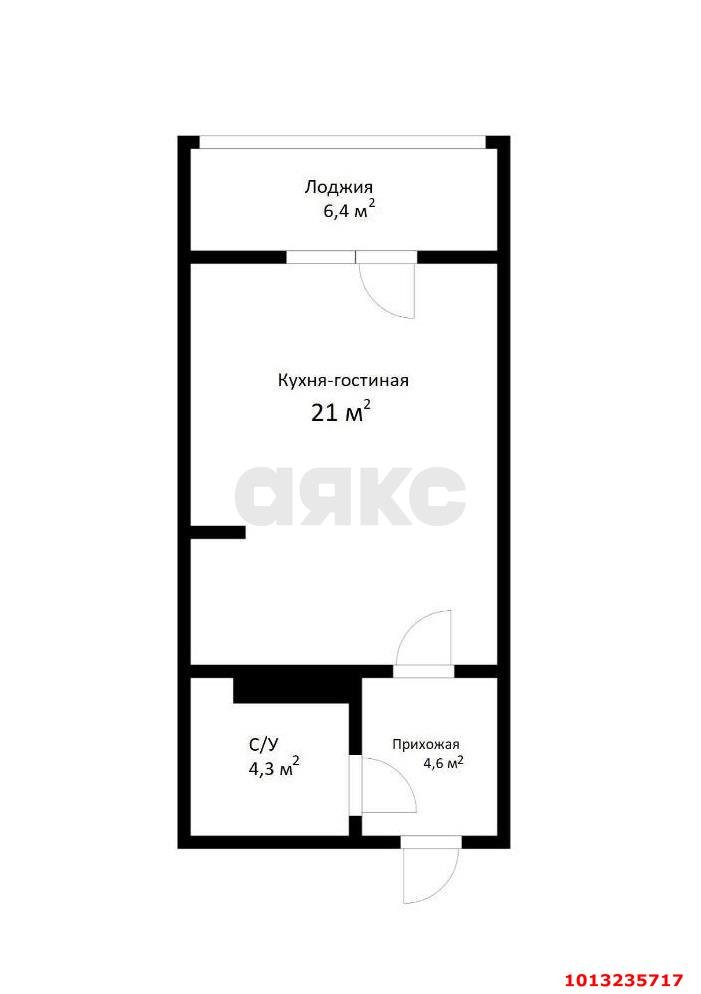 Фото №7: Студия 31 м² - Сочи, Новый Сочи, ул. Политехническая, 34А