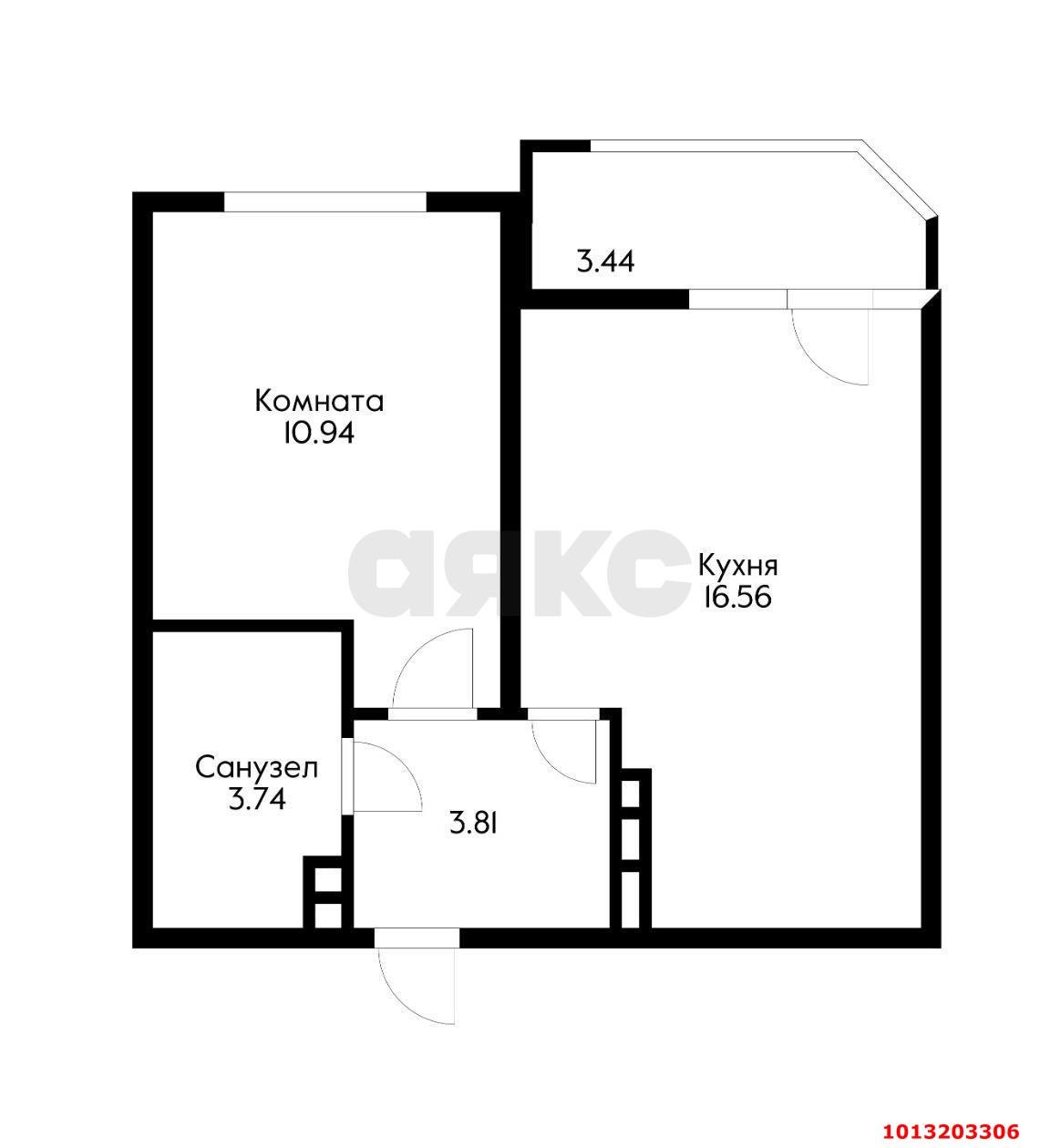 Фото №9: 1-комнатная квартира 36 м² - Краснодар, жилой комплекс Ural, ул. Уральская, 87/7