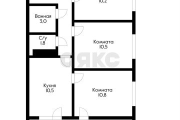 Фото №5: 3-комнатная квартира 58 м² - Краснодар, мкр. Парк Победы, ул. Героя Пешкова, 14к4