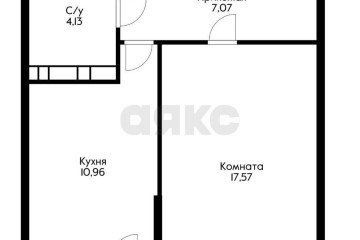 Фото №2: 1-комнатная квартира 40 м² - Краснодар, мкр. Московский, 112