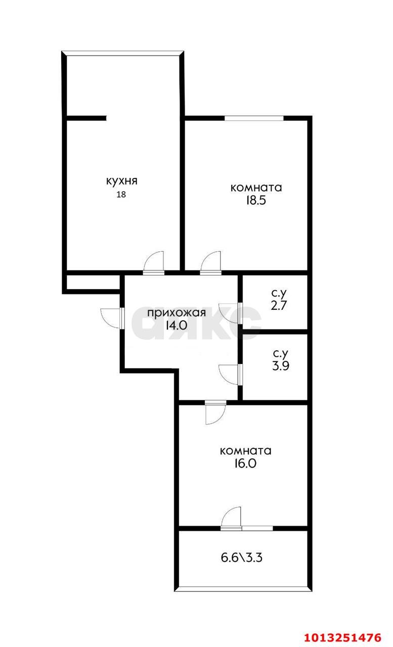 Фото №10: 2-комнатная квартира 80 м² - Краснодар, жилой комплекс Тургенев, ул. Дальняя, 8к1