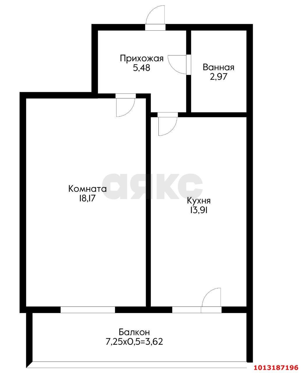 Фото №5: 1-комнатная квартира 44 м² - Краснодар, жилой комплекс Жемчужина, ул. имени Ф.И. Шаляпина, 30/1лит3