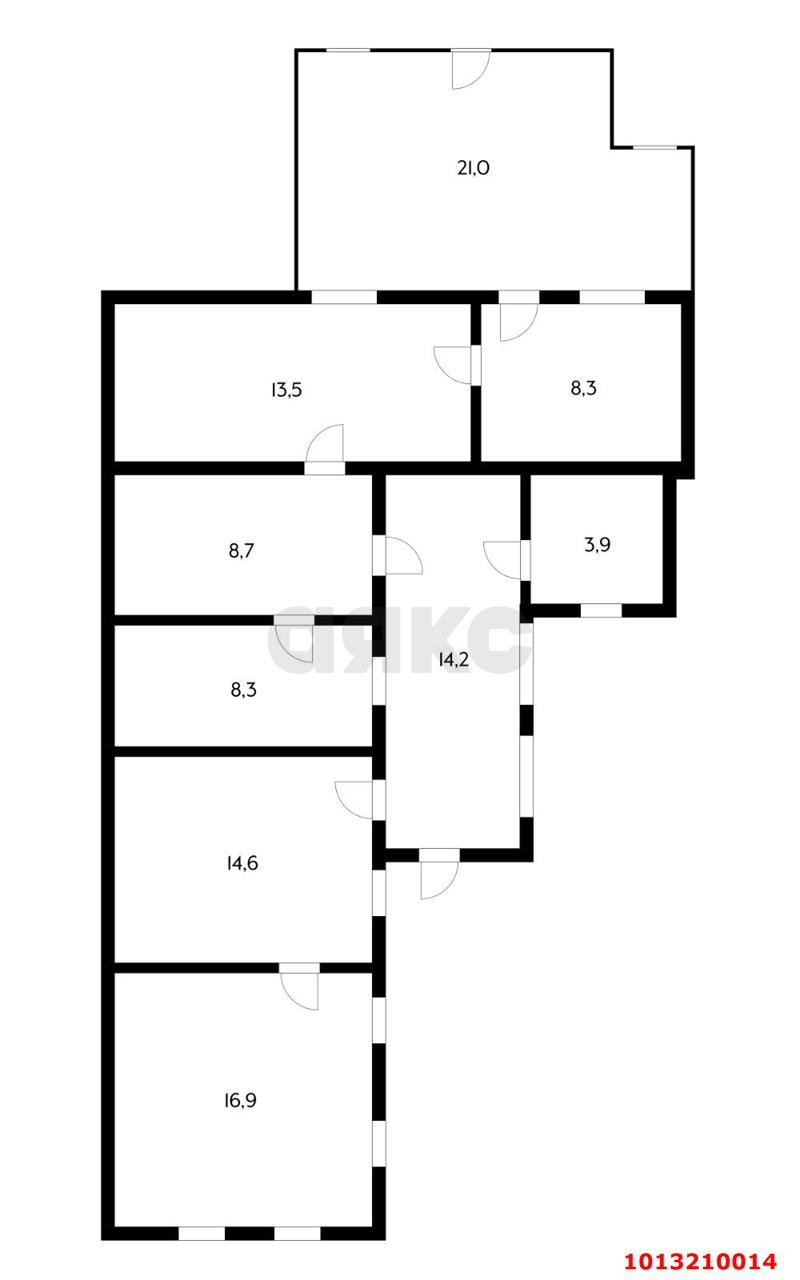 Фото №5: Часть дома 109 м² + 3 сот. - Краснодар, Фестивальный, ул. имени Тургенева, 26