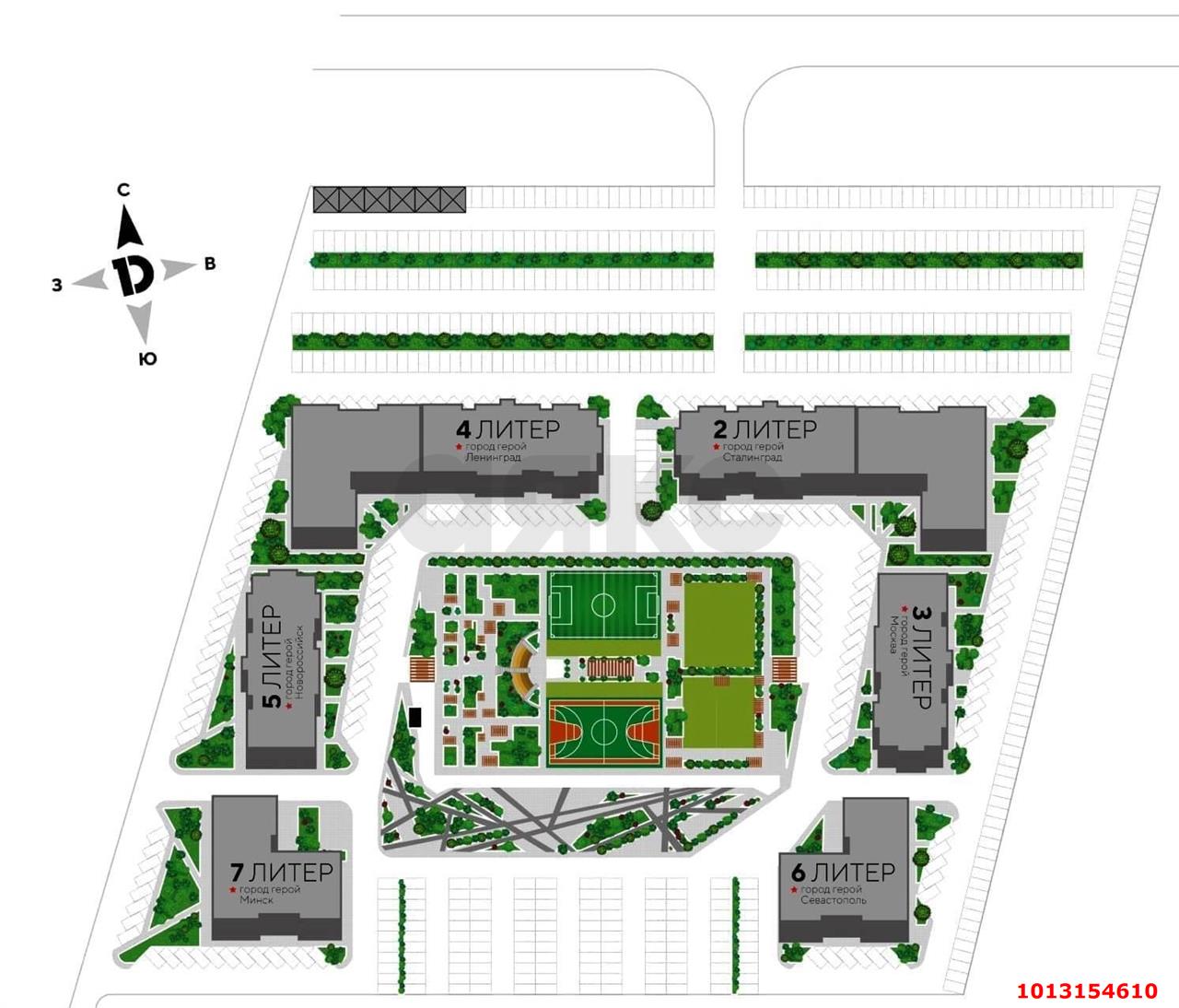 Фото №6: Студия 22 м² - Краснодар, Парк Победы, ул. Героя Пешкова, 14