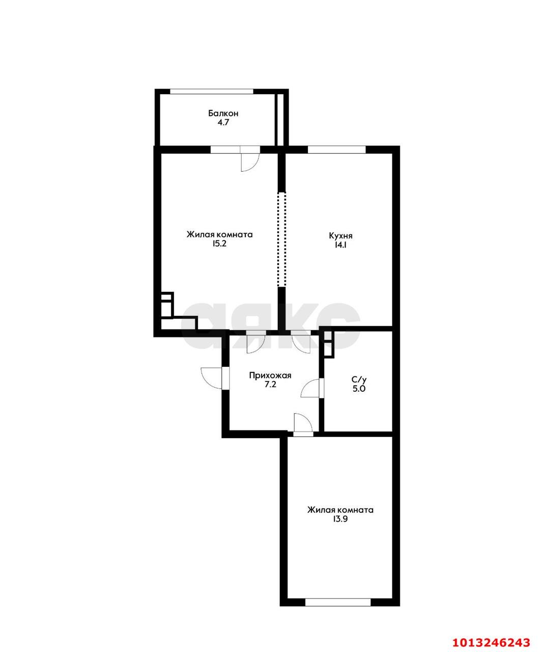 Фото №20: 2-комнатная квартира 60 м² - Краснодар, жилой комплекс Новелла, ул. Питерская, 40