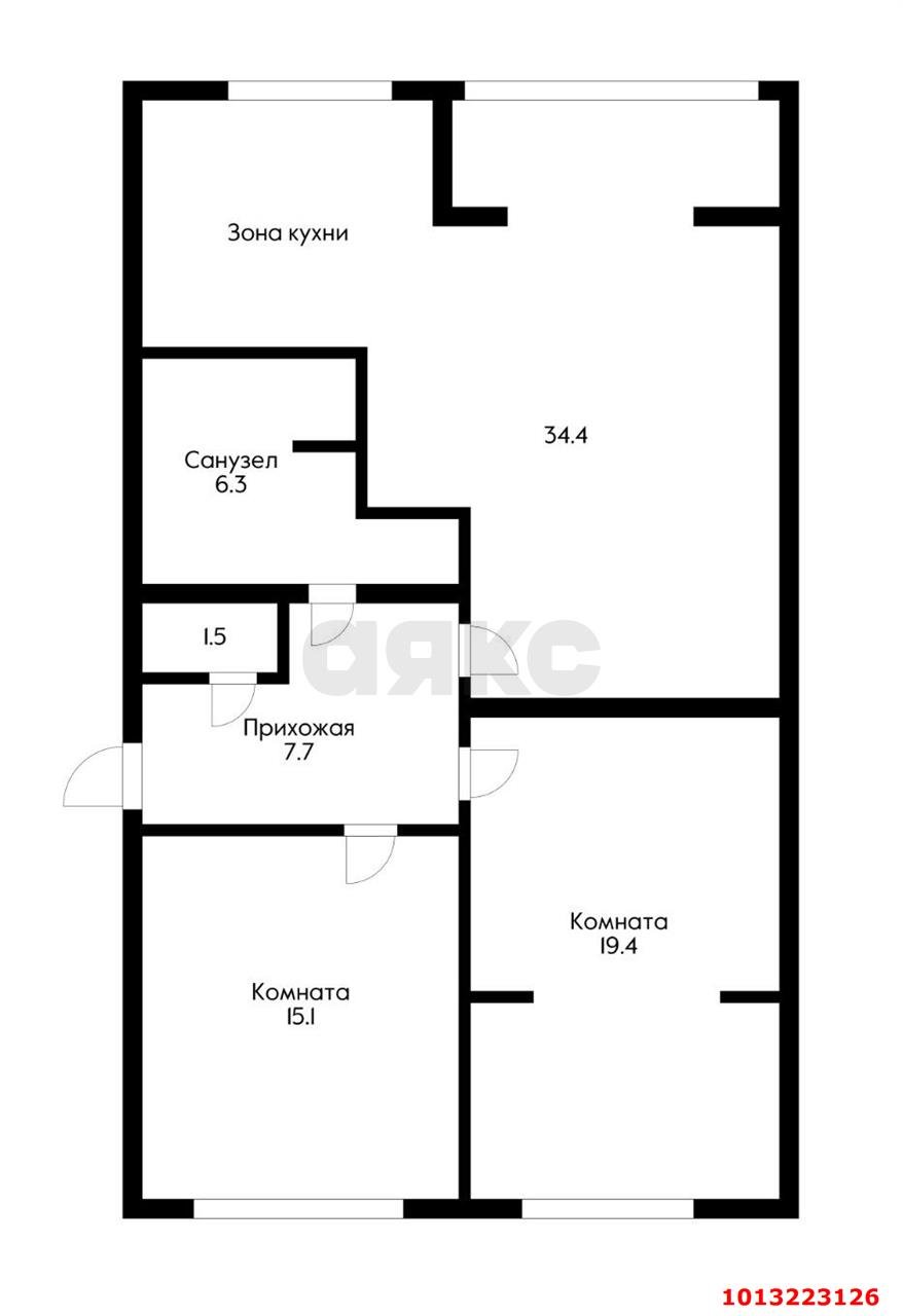 Фото №19: 3-комнатная квартира 84 м² - Краснодар, Западный внутригородской округ, ул. Морская, 4