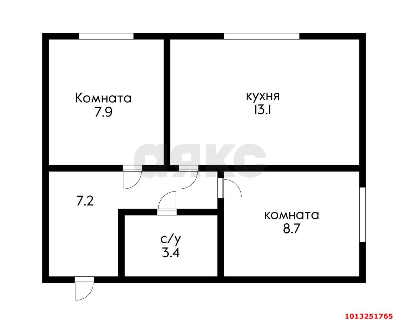 Фото №17: 2-комнатная квартира 40 м² - Краснодар, Учхоз Кубань, ул. Советская, 2