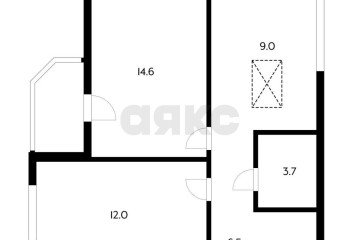 Фото №2: 2-комнатная квартира 48 м² - Краснодар, мкр. Западный внутригородской округ, ул. Кольцевая, 17