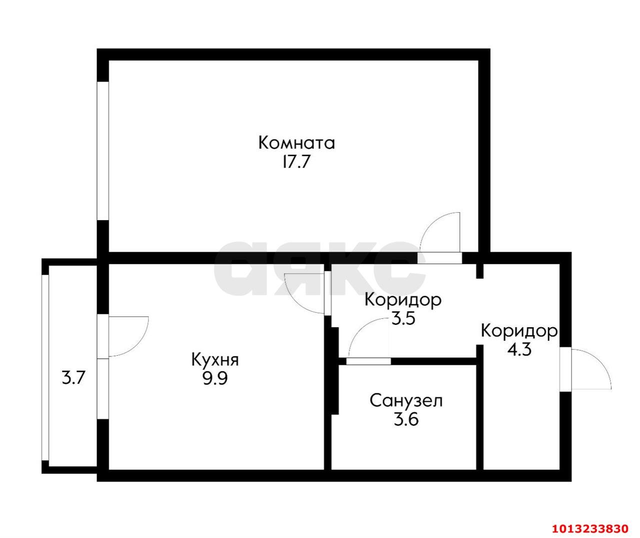 Фото №2: 1-комнатная квартира 40 м² - Краснодар, Славянский, ул. Анапская, 26