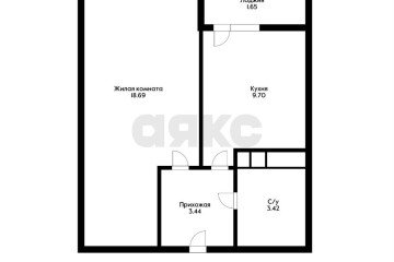 Фото №2: 1-комнатная квартира 36 м² - Краснодар, мкр. Славянский, ул. Заполярная, 39к9