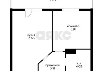 Фото №1: 1-комнатная квартира 32 м² - Краснодар, мкр. Светлоград, ул. Красных Партизан, 1/4к3