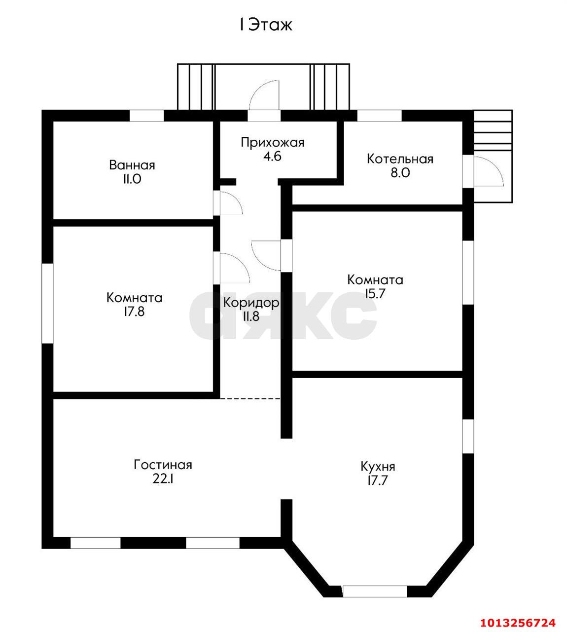 Фото №13: Таунхаус 156 м² + 1.5 сот. - Знаменский, Карасунский внутригородской округ, ул. Гагарина, 30