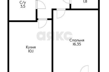 Фото №4: 1-комнатная квартира 40 м² - Пригородный, мкр. жилой комплекс Мини-полис Куб-А, ул. Сербская, 6/4