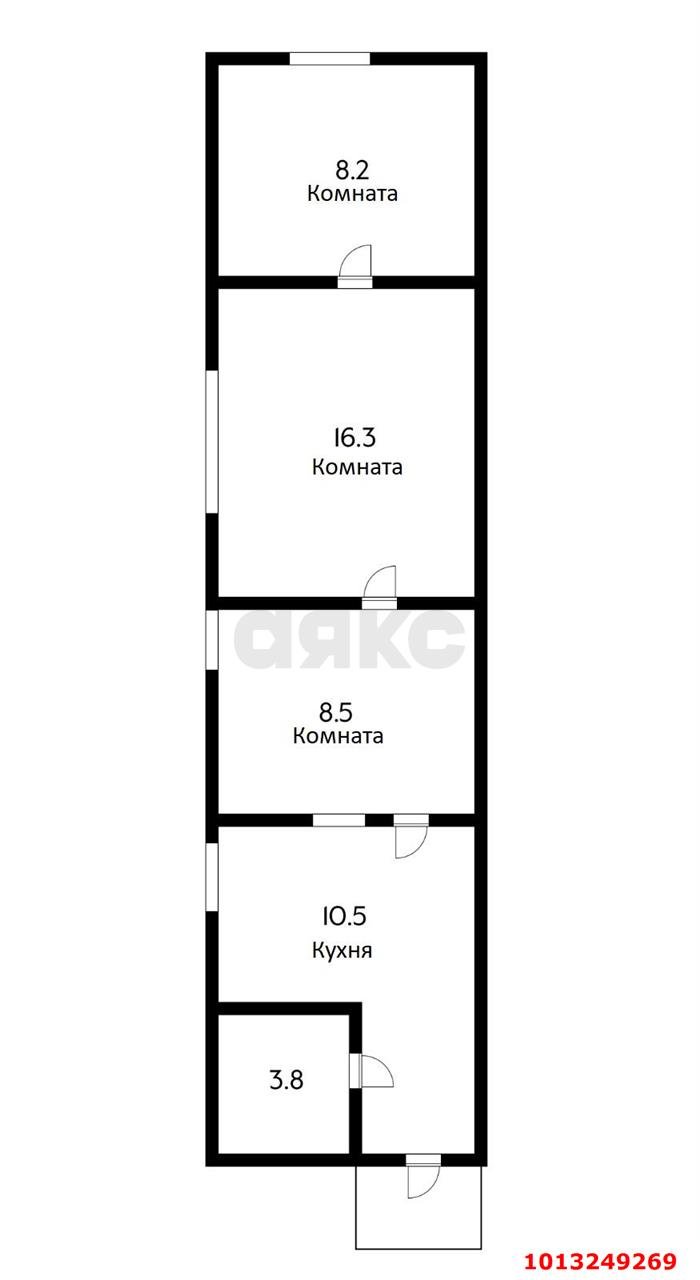 Фото №9: 3-комнатная квартира 47 м² - Берёзовый, Лекраспром, 20