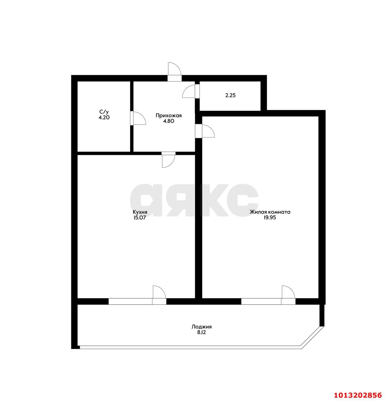 Фото №10: 1-комнатная квартира 51 м² - Краснодар, жилой комплекс Фонтаны, ул. Воронежская, 47/11