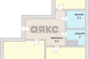 Фото №5: 2-комнатная квартира 63 м² - Краснодар, мкр. жилой комплекс Свобода, ул. Домбайская, 55к4