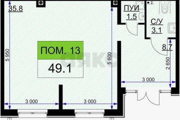 Фото №5: Торговое помещение 50 м² - Краснодар, мкр. жилой комплекс Ракурс, ул. имени Героя Ростовского, 8к3