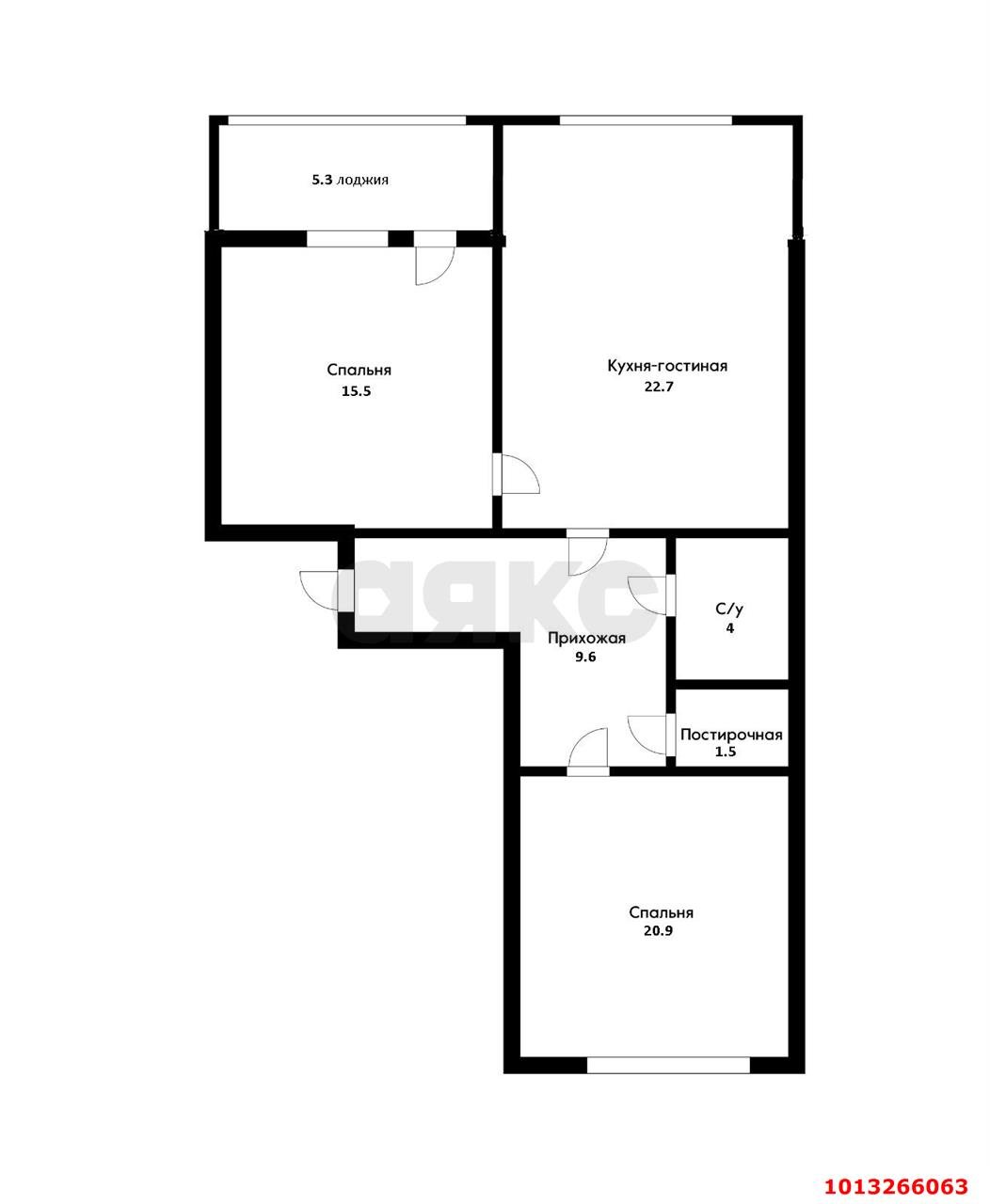 Фото №12: 2-комнатная квартира 74 м² - Краснодар, жилой комплекс Симфония, ул. Российская, 72/6