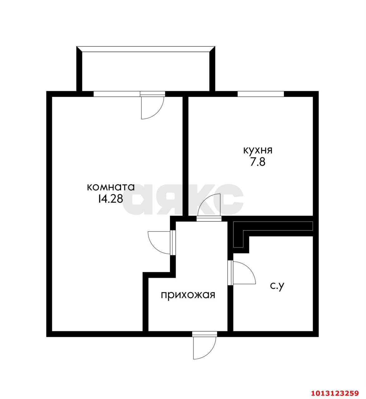 Фото №14: 1-комнатная квартира 29 м² - Энем, пер. Ильницкого, 3/1