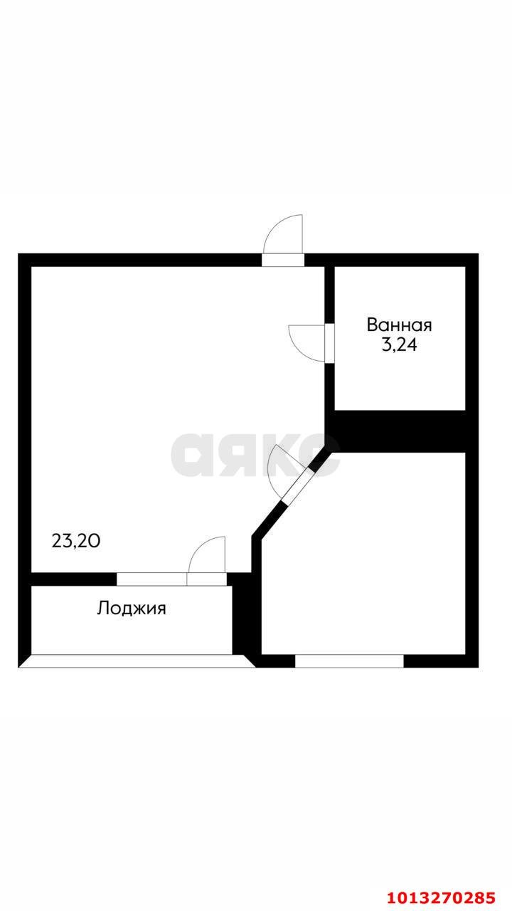 Фото №11: 1-комнатная квартира 30 м² - Краснодар, Славянский, ул. Заполярная, 39к8