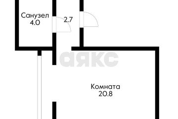 Фото №2: Студия 27 м² - Краснодар, мкр. жилой комплекс Мирный, ул. им. Сорока А.М., 2