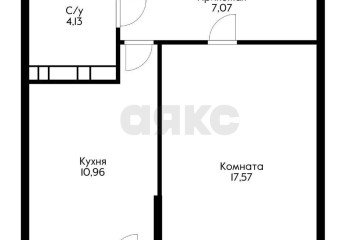 Фото №3: 1-комнатная квартира 42 м² - Краснодар, мкр. Музыкальный, ул. Московская, 112