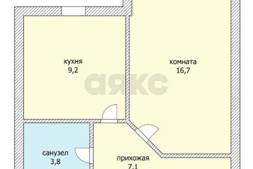 Фото №3: 1-комнатная квартира 36 м² - Краснодар, мкр. жилой комплекс Прованс, ул. Генерала Петрова, 35