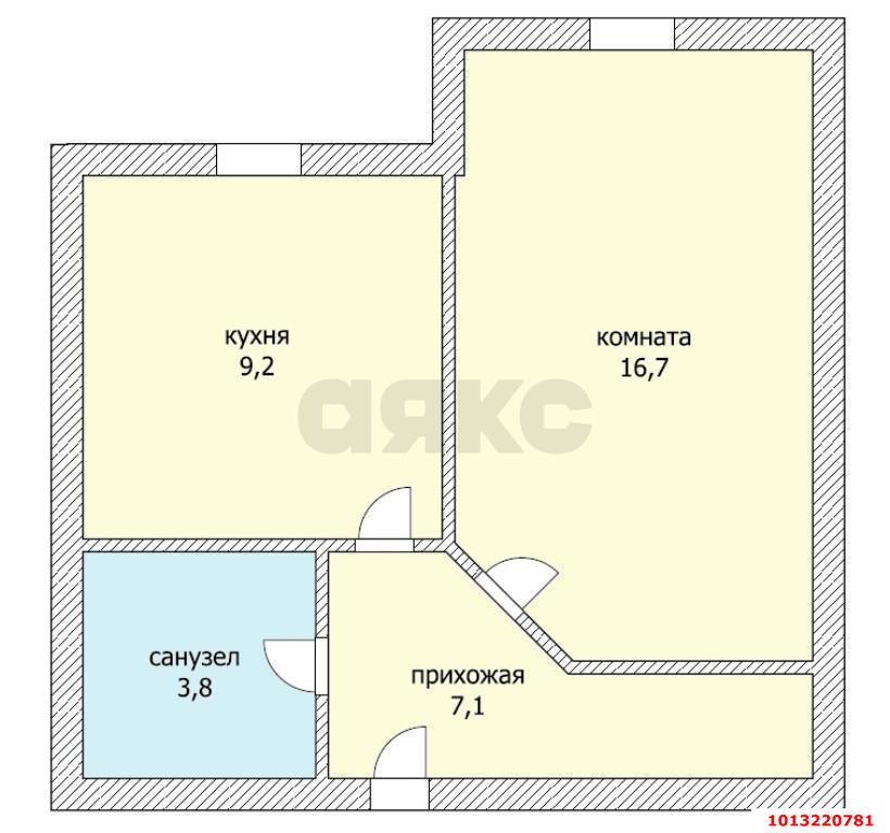 Фото №3: 1-комнатная квартира 36 м² - Краснодар, жилой комплекс Прованс, ул. Генерала Петрова, 35