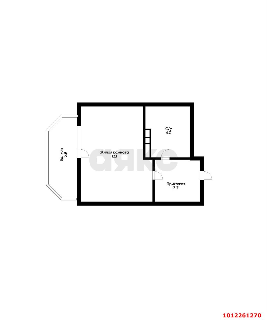 Фото №9: Студия 20 м² - Краснодар, Славянский, ул. Красных Партизан, 1/4к16