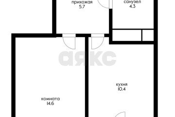 Фото №3: 1-комнатная квартира 35 м² - Знаменский, мкр. Родные Просторы, ул. Природная, 10Бк3