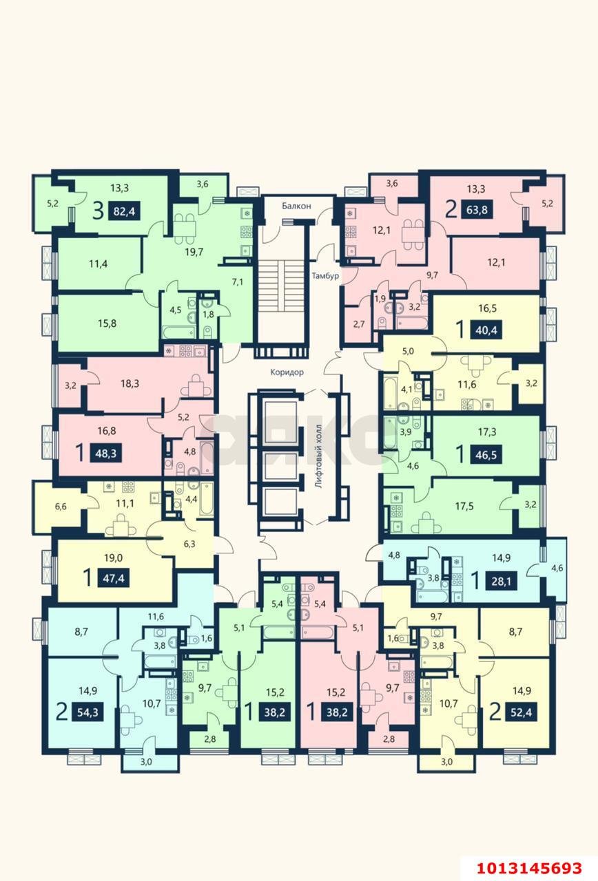 Фото №6: Студия 28 м² - Краснодар, Гидростроителей, ул. Снесарева, 10