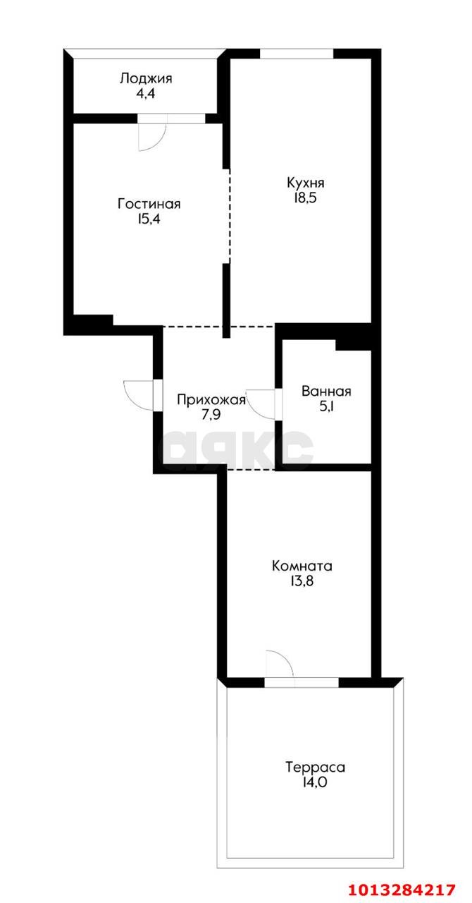 Фото №12: 2-комнатная квартира 85 м² - Краснодар, жилой комплекс Новелла, ул. Питерская, 40