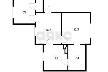 Фото №5: 2-комнатная квартира 45 м² - Краснодар, мкр. Центральный, ул. Гоголя, 102