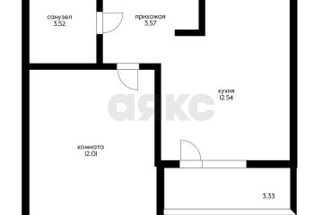 Фото №4: 1-комнатная квартира 33 м² - Краснодар, мкр. жилой комплекс Облака, ул. имени Генерала Корнилова, 10к1