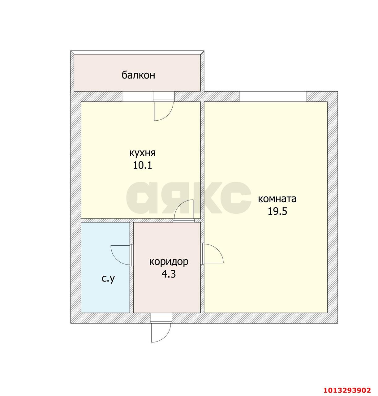 Фото №9: 1-комнатная квартира 40 м² - Краснодар, Репино, пр-д Репина, 42