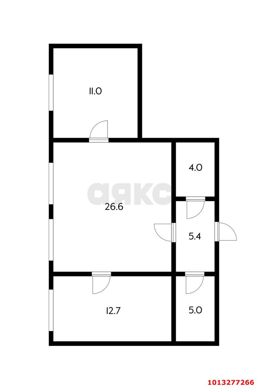 Фото №7: 2-комнатная квартира 64 м² - Краснодар, Хлопчато-бумажный Комбинат, ул. Волжская, 54