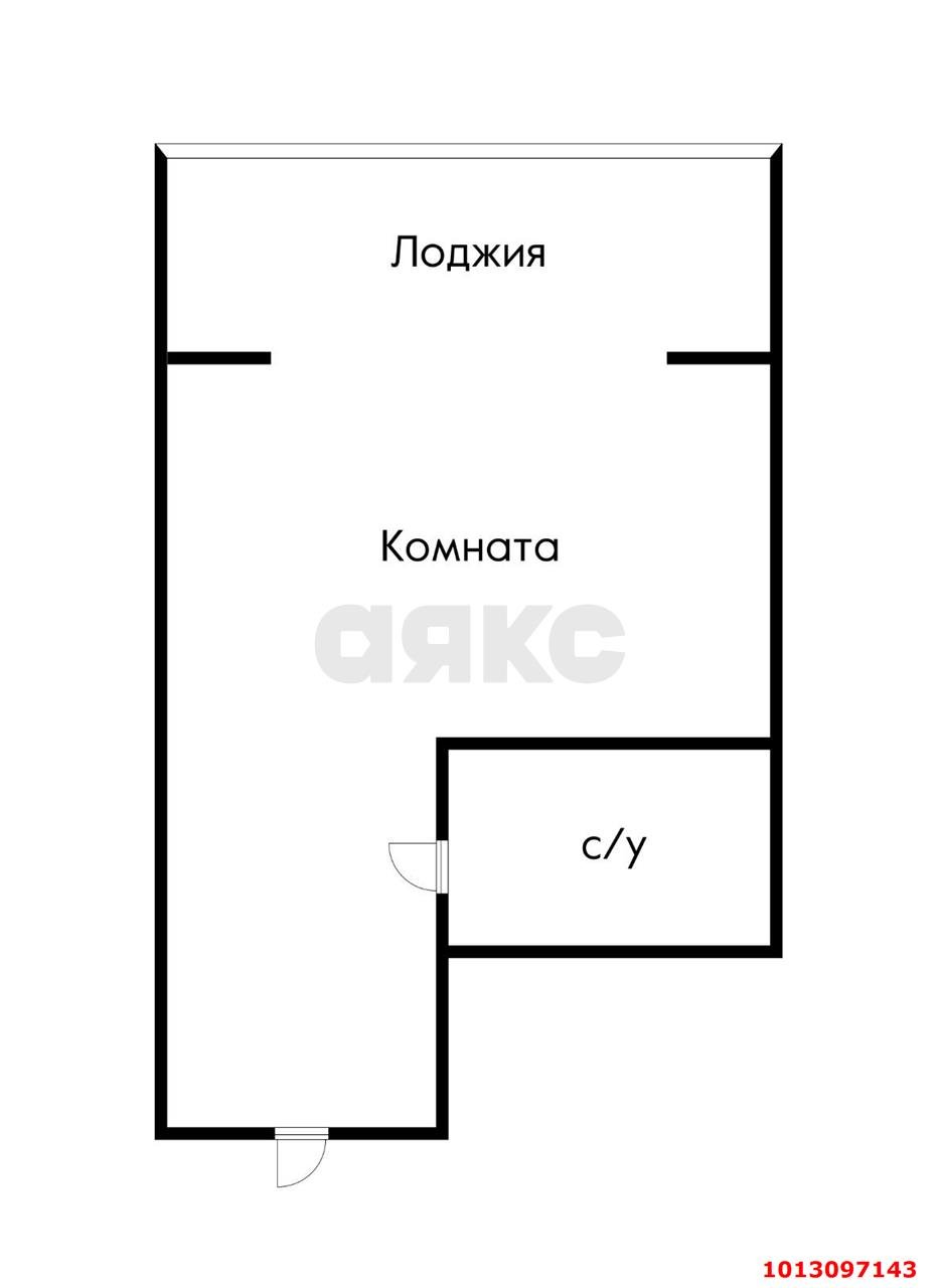 Фото №6: Студия 22 м² - Южный, жилой комплекс Южный, ул. Войсковая, 1А