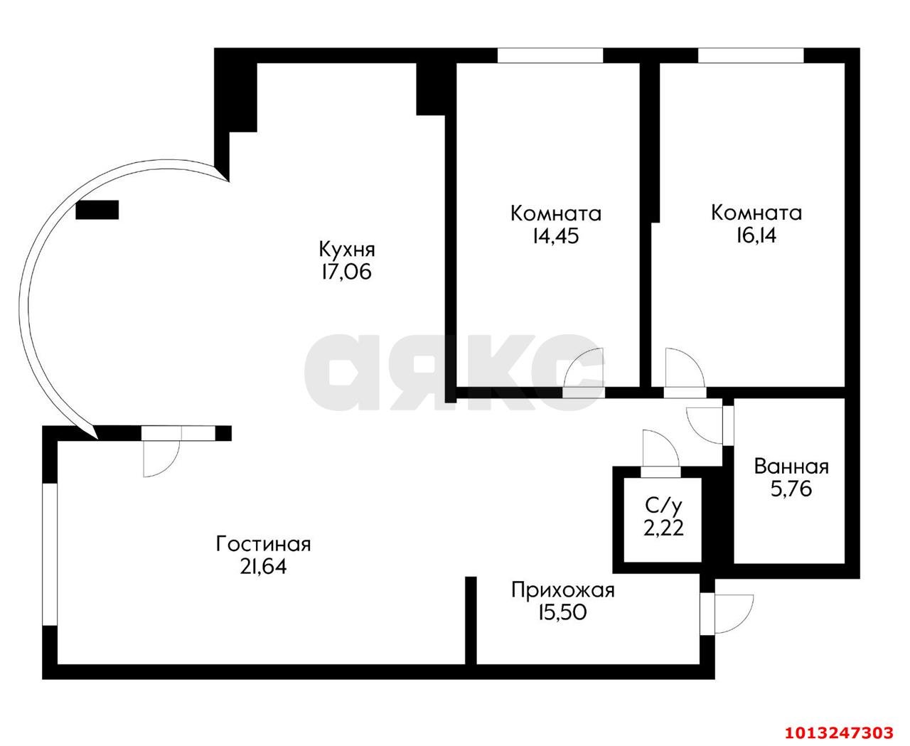 Фото №17: 3-комнатная квартира 104 м² - Краснодар, Комсомольский, ул. Тюляева, 2/2