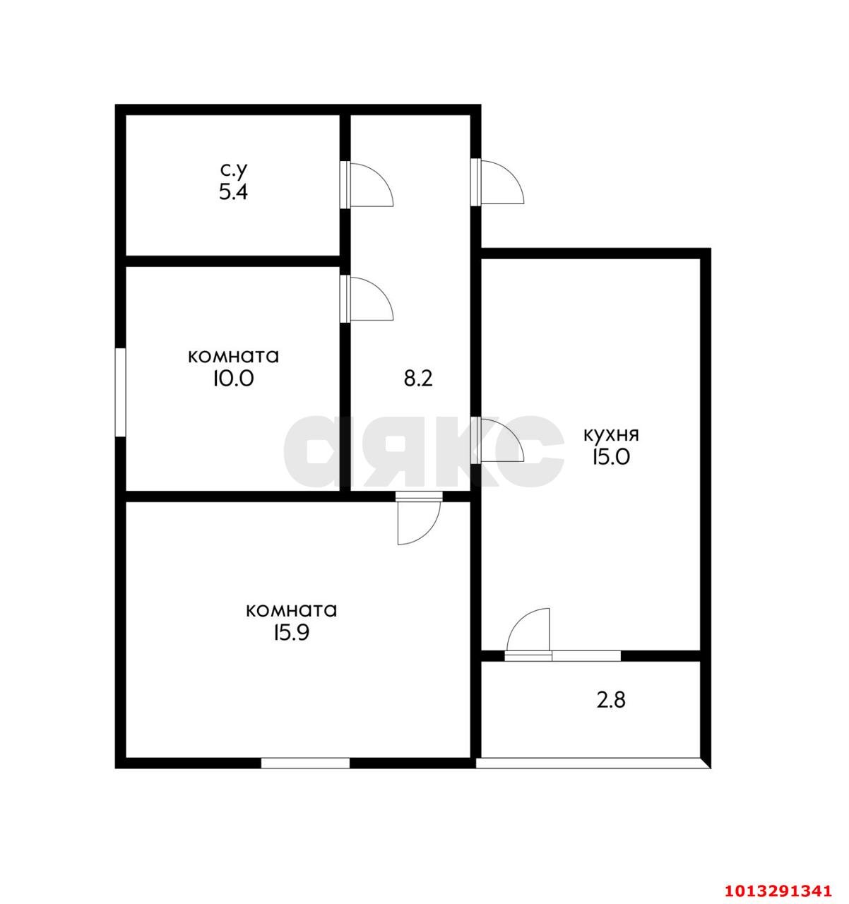 Фото №15: 2-комнатная квартира 57 м² - Краснодар, жилой комплекс Самолёт, ул. Западный Обход, 39/2